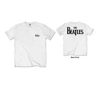 White The Beatles Drop T Logo ufficiale Uomo maglietta unisex
