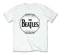 White The Beatles Drum Skin autorizzato Uomo maglietta
