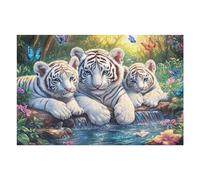 White Tiger Brothers Puzzle 1000 Pezzi Rompicapo Per Tutte Le Occasioni Frost Pines Rock Versatile E Divertente Rilassamento Garantito Regalo Per Compleanni E Feste 1000 PCS
