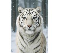 White Tiger Composition Notebook: Elegant Wildlife-Themed Journal for Students, Nature Lovers, and Creative Minds to Capture Ideas, Notes, and Daily Thoughts