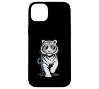White Tiger Occhiali da sole Cool Retro Elegante Big Cat Wild Life Custodia per iPhone 14 Plus