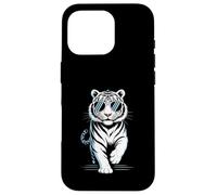 White Tiger Occhiali da sole Cool Retro Elegante Big Cat Wild Life Custodia per iPhone 16 Pro