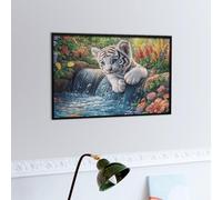 White Tiger Puzzle 300 Pezzi Gioco Creativo Per Ragazzi Fantastic Beasts Intelligenza Educativa Rompicapo Idea Regalo Per Figlio A Natale E Compleanno 300 PCS