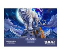 White Tiger, Puzzle Da 1000 Pezzi, Immagini Splendide E Raffinate, Perfetto Per Incorniciare, Adatto Dai 12 Anni, 70x50cm/1000pcs