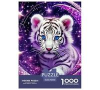 White Tiger, Puzzle Da 1000 Pezzi, Immagini Splendide E Raffinate, Perfetto Per Incorniciare, Adatto Dai 12 Anni, 70x50cm/1000pcs