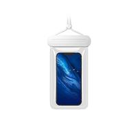 (White) TPU Transparent Mobile Phone Waterproof Bag Swimming Drifting Diving Phones Waterproof Protective Case