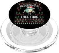 White Tree Frog Christmas Brutto Natale maglione rane PopSockets PopGrip per MagSafe
