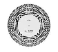 White Turntable Calibration Strobe Disc Tachometer for High Quality Sound