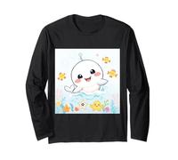 White Whale - Carino Splash Party sotto il mare Maglia a Manica