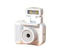 (White with battery) Mini Camera, Mini Vintage Camera, Tiny Nostalgic Snap Camera