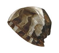 White Wolves in The Woods Beanie Hat unisex lavorato a maglia cappello caldo slouchy Skull Cap