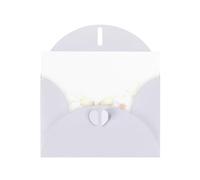 White YYHWHJDE Flying Lace Ribbon Prints, biglietto di auguri, 15 x 10 cm, design unico e alla moda per varie occasioni