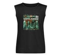 White Zombie Astro-Creep American Heavy Metal Band Men's Vests Tank Tops O-Neck 100% Cotton Undershirts Unisex Sleeveless Shirt Black XXL