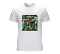 White Zombie Astro-Creep T-Shirt Graphic Unisex Tee Shirt White L