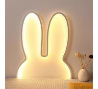 (White1096) Luci decorative per la stanza degli adolescenti, regali di Pasqua, atmosfera pasquale con