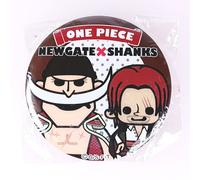 Whitebeard Shanks One Piece × Panson Works Big Can Badge dal Giappone F/S