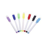 Whiteboard Pen Dry Erase White Board Marker Pen con gomma incorporata, 8 pezzi, colore casuale elegante e popolare