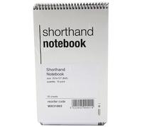 Whitebox Spiral Shorthand Notebook (80 Leaves) - Pack of 10 1 10
