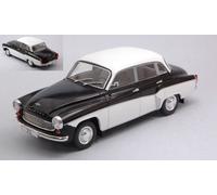 WHITEBOX WB124096 WARTBURG 312 BLACK/WHITE 1:24 Modellino