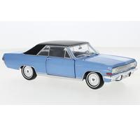 WHITEBOX WB124137 OPEL DIPLOMAT A V8 COUPE MET.BLUE/BLACK 1:24 Modellino