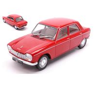 WHITEBOX WB124181 PEUGEOT 204 1968 RED 1:24 Modellino