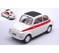 WHITEBOX WB124182 FIAT 500 1960 WHITE/RED 1:24 Modellino