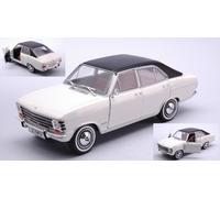 WHITEBOX WB124200 OPEL OLYMPIA A 1967 WHITE/MATT BLACK 1:24 Modellino