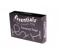 Whitecroft Essentials Value 25 mm plastica Treasury tag (confezione da 100)