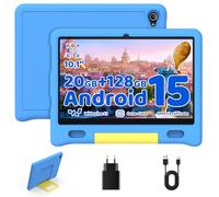 Whitedeer Tablet per Bambini Octa Core con 20GB RAM 128GB ROM TF 1TB, Tablet 10 Pollici Android 15, Wi-FI 6/BT 5.3, Widevine L1, 5000 mAh, Controllo genitori Regalo Educativo Bambino