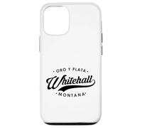 Whitehall Montana Oro Y Plata State Motto per uomo donna. Custodia per iPhone 12/12 Pro