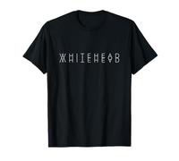 Whitehead Reflections - Personalizzato Mirrored Cognome Art Maglietta