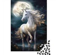 WhiteHorse Puzzle Per Adulti MoonlightMagic 1000 Pezzi Carta Riciclata Per Adulti E Oltre I 12 Anni Puzzle in Pezzi Estremamente Difficile E Stimolante 52x38cm/1000pcs