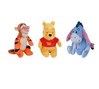 Whitehouse Leisure LLP Winnie Pooh - Peluche Winnie the Pooh, Winnie the Pooh + Tigre + Ih-oh, 18 cm, confezione risparmio con tutti i 3 personaggi