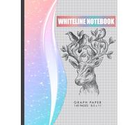 Whiteline Notebook: Large A4 Gray Graph Paper Note Pad with Grid Ruled White Lines for Offices, Small Business, Engineering, 70 Sheets 8.5" x 11"