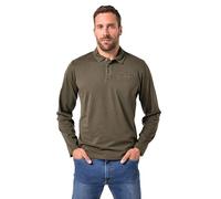 WHITELISTED JP 1880 Poloshirt, Langarm, Brust-Stick, bis 8 XL Camicia, Seagrass Scuro, XXL Uomo