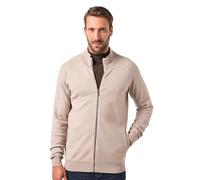 WHITELISTED JP 1880 Strickjacke, Raglan, Recycelte Materialien, 1/1, bis 8XL Felpa, Melange Naturale, 7XL Uomo
