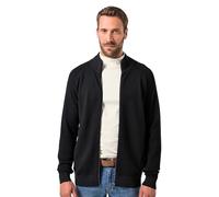 WHITELISTED JP 1880 Strickjacke, Raglan, Recycelte Materialien, 1/1, bis 8XL Maglia di Tuta, Nero, XXXXXXXL Uomo