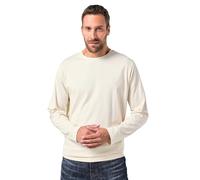 WHITELISTED Jp1880 Langarmshirt, Bauchfit, Basic, Rundhals, bis 8 XL Camicia, Grigio Sabbia, 5XL Uomo
