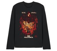 WHITELISTED Stranger Things Eddie Munson Poster Unisex Long Sleeve T Shirt, Black, XL