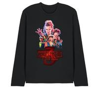 WHITELISTED Stranger Things Season Three Poster Unisex Long Sleeve T Shirt, Black