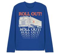 WHITELISTED Transformers Generations Optimus Roll out Truck Long Sleeve T Shirt, Royal, Medium, M Unisex-Adulto