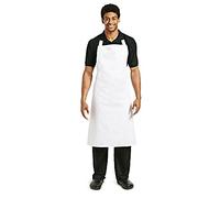 Whites Chefs Apparel A522 bavaglino grembiule, X-Large, bianco