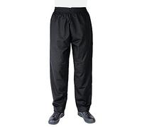 Whites Chefs Apparel, A582-M, Vegas, Pantaloni da Cuoco, Taglia M, Colore Nero
