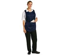 Whites Chefs Clothing B044 Tabard in Policotone, con Tasca, Taglia Unica, Colore Blu Navy