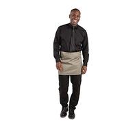 Whites Chefs Clothing B431 - Grembiule corto in policotone, 373 x 750 mm, colore: Verde oliva