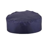 Whites Chefs Clothing Bianchi Abbigliamento cuochi, con Cappello Blu in Policotone, Taglia Unica