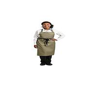Whites Chefs Clothing bianchi grembiule bavaglino in policotone oliva da cucina Chef catering ristorante