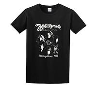 Whitesnake David Coverdale 1984 Vintage Retro T-Shirt Cotton Men Summer Fashion Black Tee M