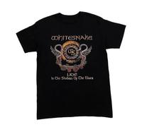 Whitesnake Live in The Shadow of The Blues Hard Rock Metal Band T-Shirt M L