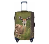 Whitetail Cervo Cervo nel deserto Stampa Cervo Elastico Bagagli Copertura Bagagli Adulto Protezione Bagagli Viaggio Valigia Copertura Protettiva, bianco, S
